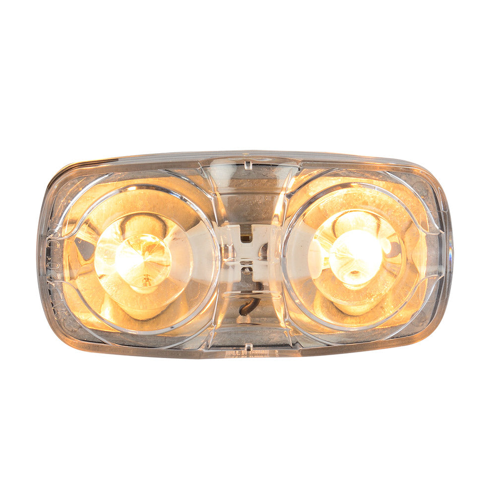 Incandescent Double Bubble Tiger Eye Marker Light