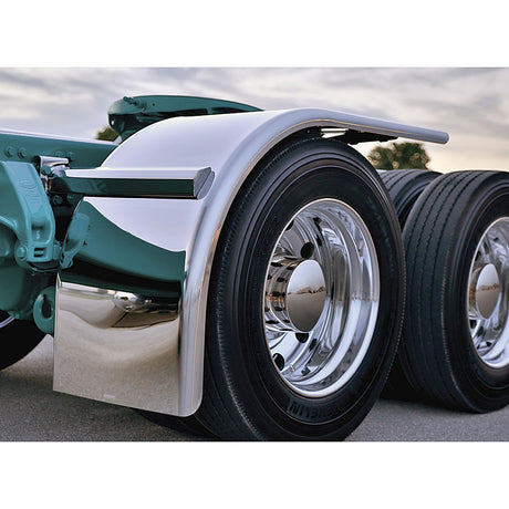 80" 430 Stainless ultra lowrider half fenders
