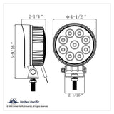 4-1/2" 9 LED Round Work Light