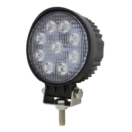 4-1/2" 9 LED round work light, close-up