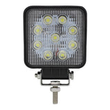 4" 9 LED Square Flood Work Light