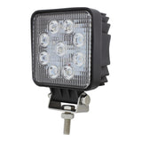 4" 9 LED Square Flood Work Light