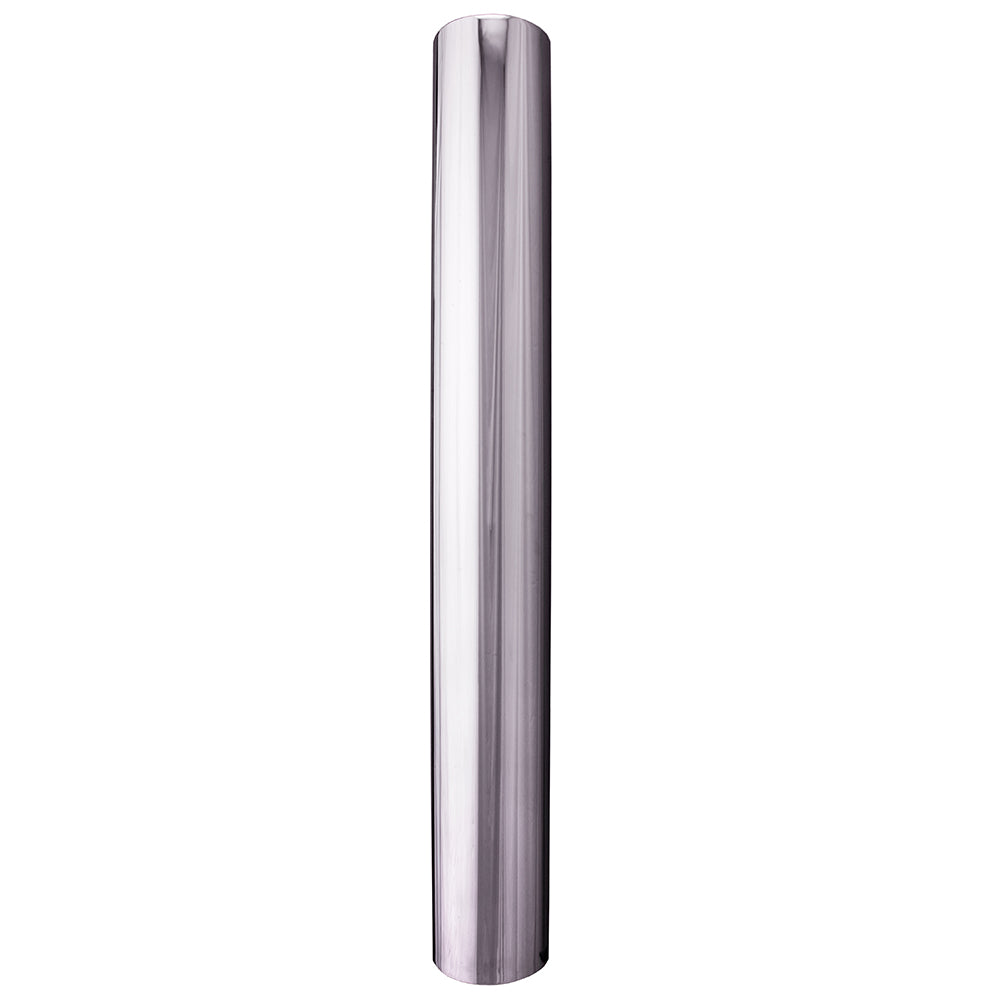 8"D x 120"L Flat Top One-Piece Chrome Stack