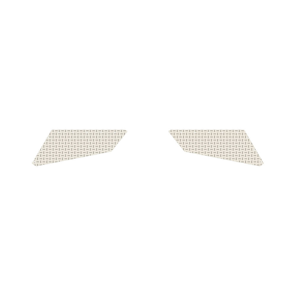 Peterbilt 357, 378 Setback Axle Bumper Aluminum Diamond Plate Top Plates for Valley Chrome Bumpers