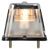 Chrome Square Stud-Mounted License Plate Light