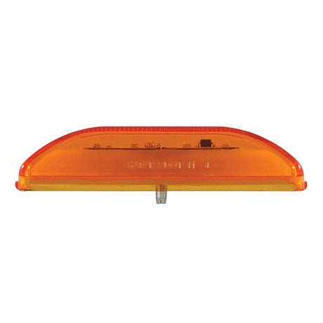 Amber 10 LED rectangular glow marker light, closer view