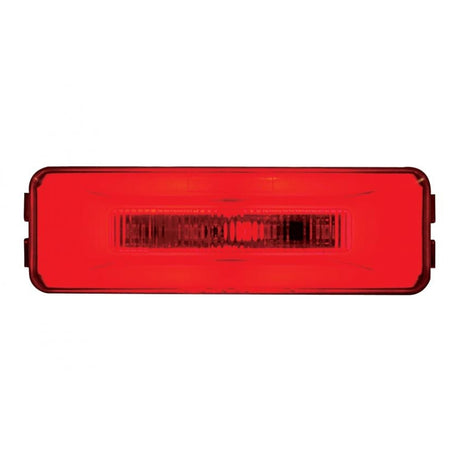 Red 10 LED rectangular clearance/marker glow light