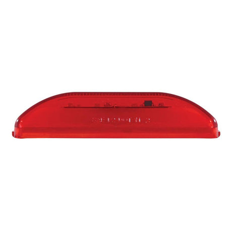 Red 10 LED rectangular clearance/marker glow light, closer view