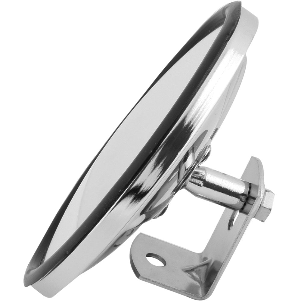7" Stainless Steel Convex Mirror Center Mount