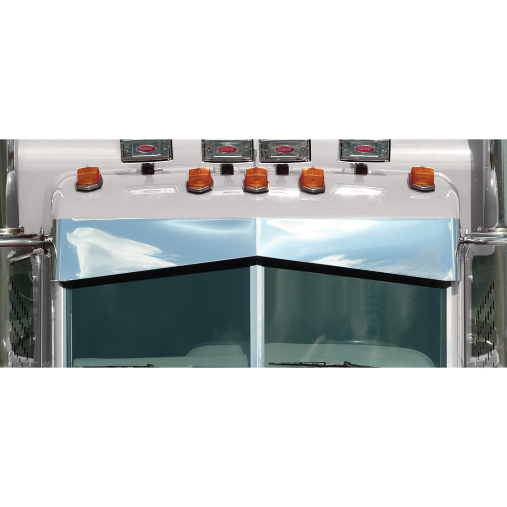 Peterbilt Sanded Darwin 10.5" to 6" Un-Tie Visor
