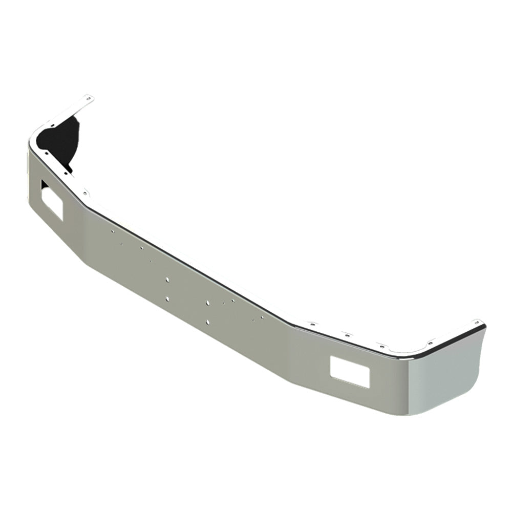 Peterbilt 367, 567 Set Back Axle 12" Chrome Bumper