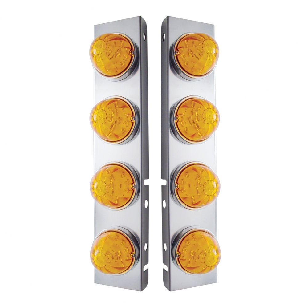 Peterbilt Front Air Cleaner Light Bars with Watermelon LED