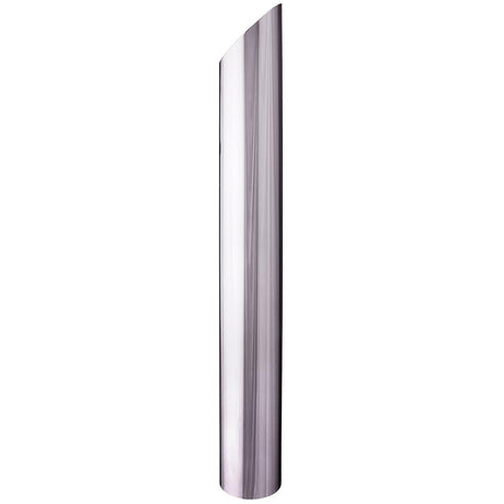 7" X 54" mitered chrome one-piece stack