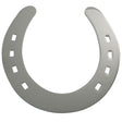 Chrome horseshoe cut out stud mount, close-up