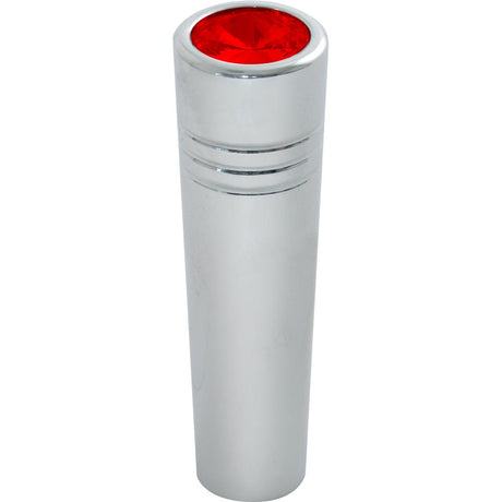 KW 2.25"L chrome toggle switch extensions with red jewel