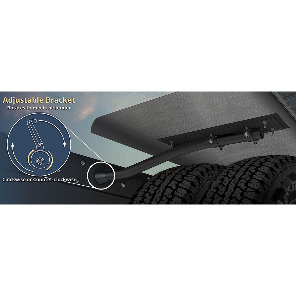 9" Offset 360 Degree Center Fender Mounting Bracket