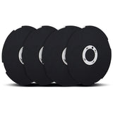Twist & Lock Aero Wheel Covers Black 3/4 Studs