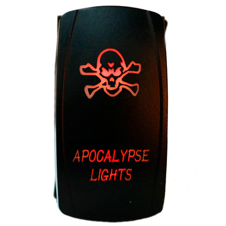 Apocalypse lights LED rocker switch, closer view