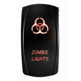 Zombie lights LED rocker switch, closer view
