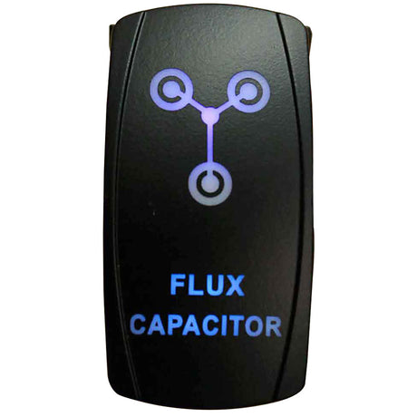 Flux capacitor LED rocker switch