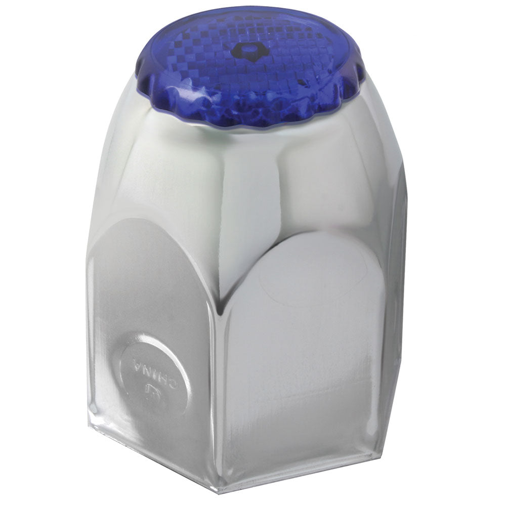 1 1/2" Chrome Steel Reflective Nut Cover - Push On