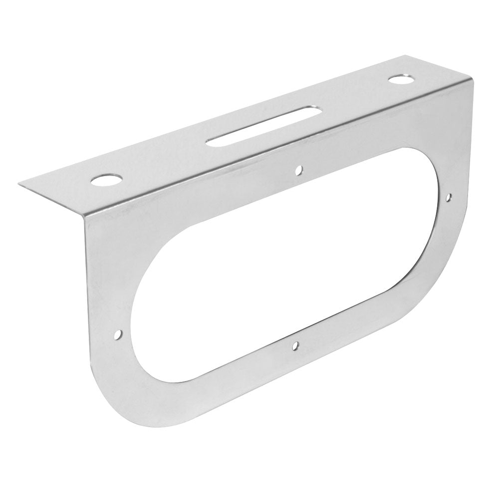 Stainless Steel Single Oval Light Bracket