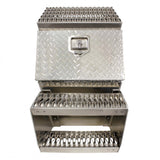 18" Aluminum Step Saddle Box