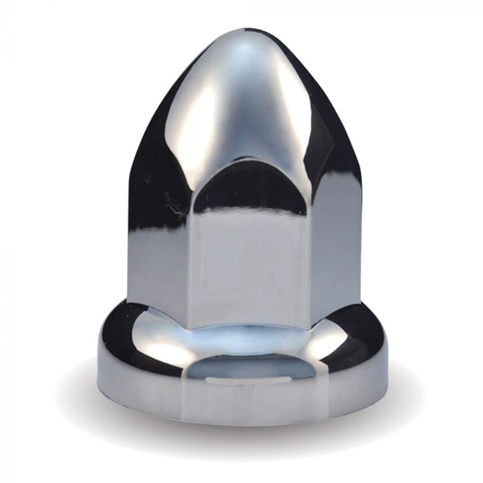 33mm Chrome Plastic Bullet Nut Cover - Push On 60PK