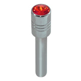 Chrome Aluminum Door Lock Knob with Jewel