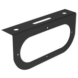 Black Single Oval Light Bracket