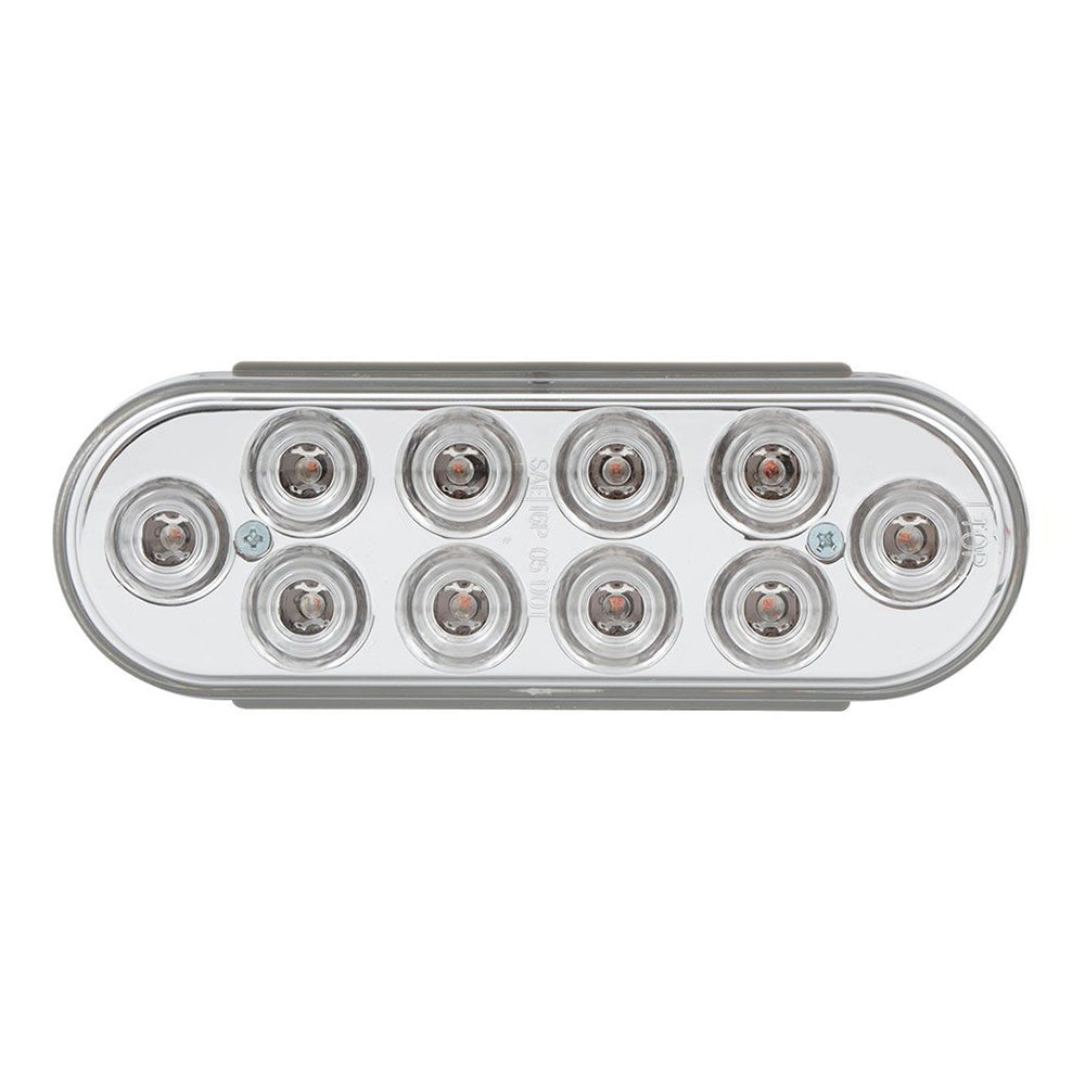6" 10 LED Oval Mega 10 Plus Light