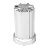 33mm x 3-3/8" 8-Spoke Top Hat Lug Nut Cover - Thread On