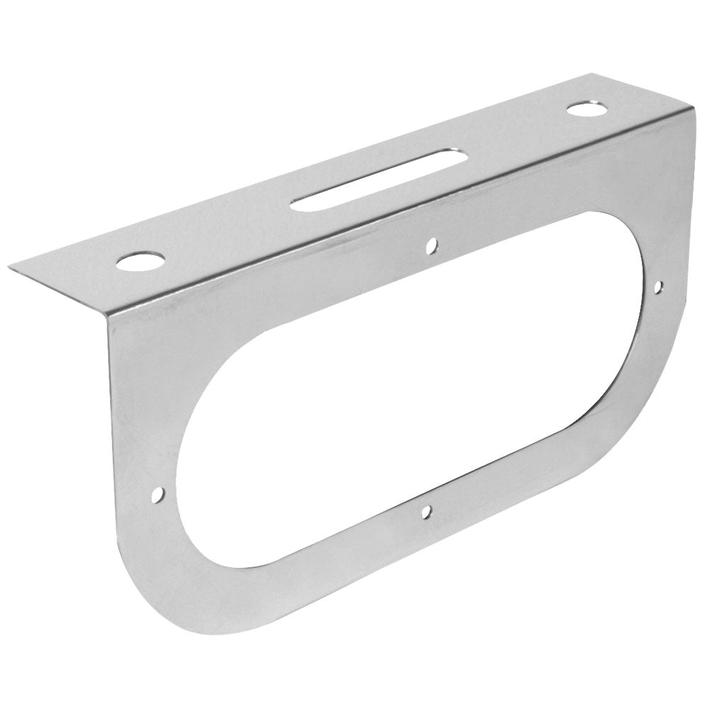Chrome Single Oval Light Bracket