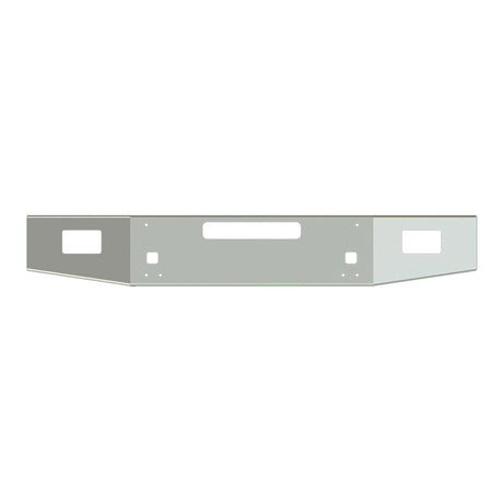 Kenworth T800B 14" open-end chrome bumper for semi trucks