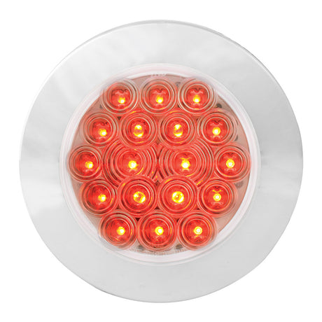 4" Surface mount LED light with twist-on bezel from another angle
