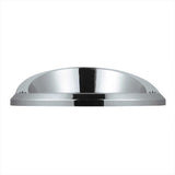 4" Chrome Plastic Light Bezel with Visor and Stainless Steel Screws