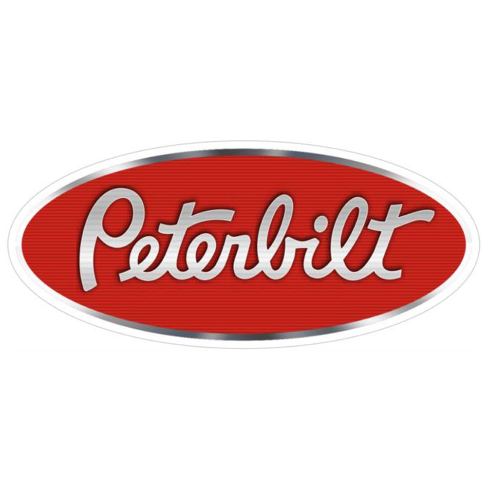 Peterbilt Oval Emblem Decal 14" x 6.5"
