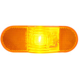 Amber Oval Sealed Light with Reflector
