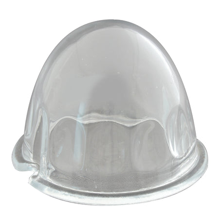 Close-up of 3.5" Glass cab light lens