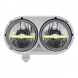 Peterbilt 359 Stainless Classic Dual LED Headlight
