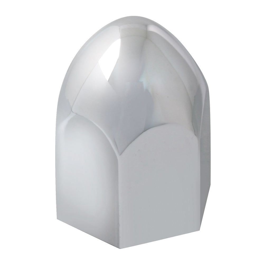1/2" Chrome Plastic Bullet Nut Cover - Push On