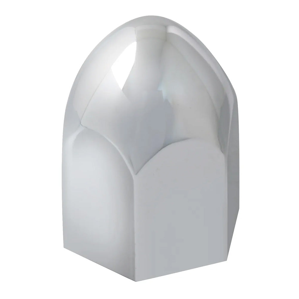 13/16" Chrome Plastic Bullet Nut Cover - Push On