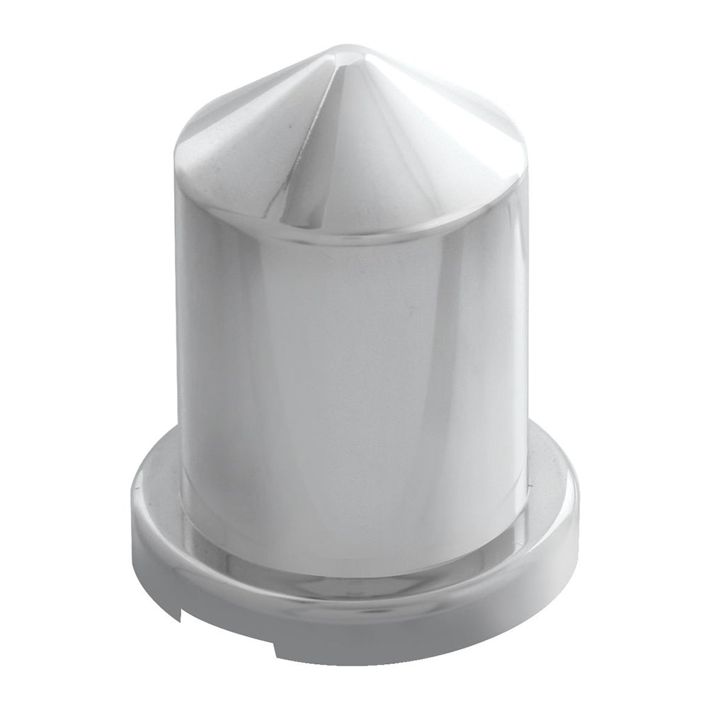 13/16" Chrome Plastic Pointed Top Hat Nut Cover