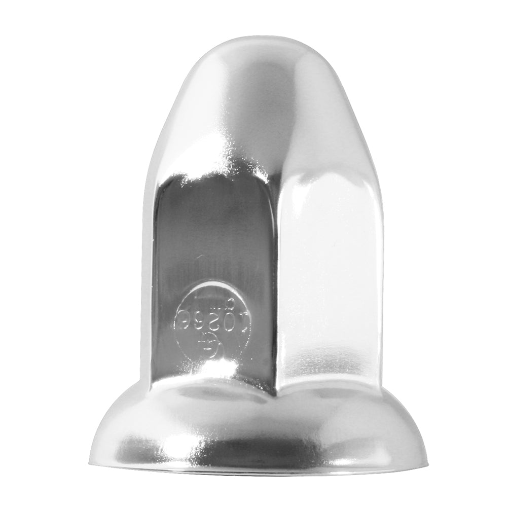 33mm Chrome Steel Bullet Nut Cover - Push On