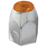 1 1/2" Chrome Steel Reflective Nut Cover - Push On
