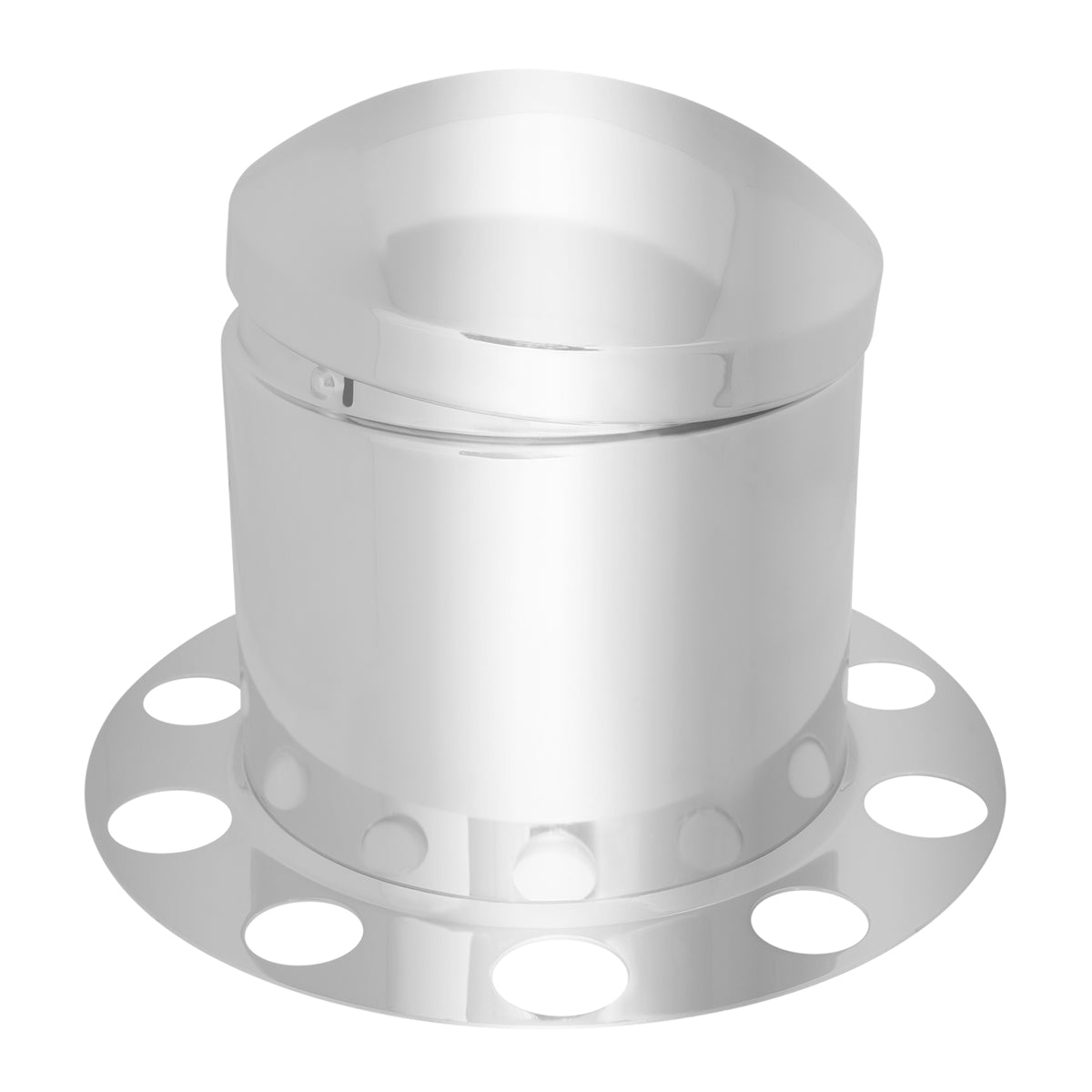 Chrome Rear Axle Cover for Stud-Pilot Steel Wheel
