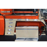 Peterbilt 389 2011 to 2017 Extended Cab and Cowl Set with Amber P1 Lights  - 3" Wide