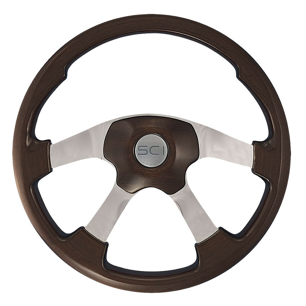 Mahogany Wildwood Steering Wheel 18"
