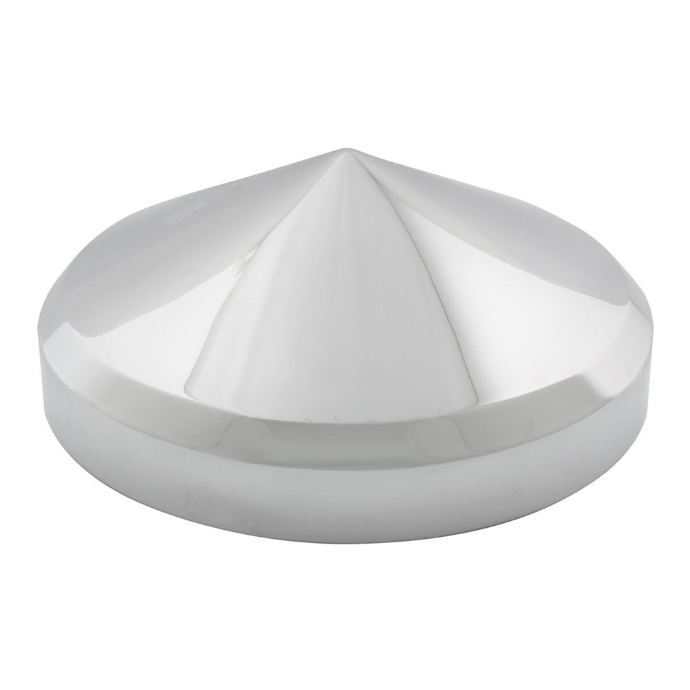 Chrome Rear Cone Hubcap 7.25" Axle, 1/2" Studs
