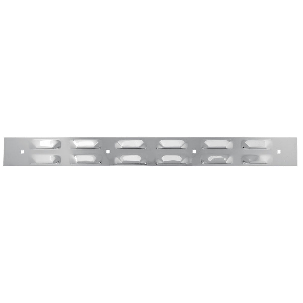 SS Louver Top Mud Flap Accent 2" x 24" (EA)